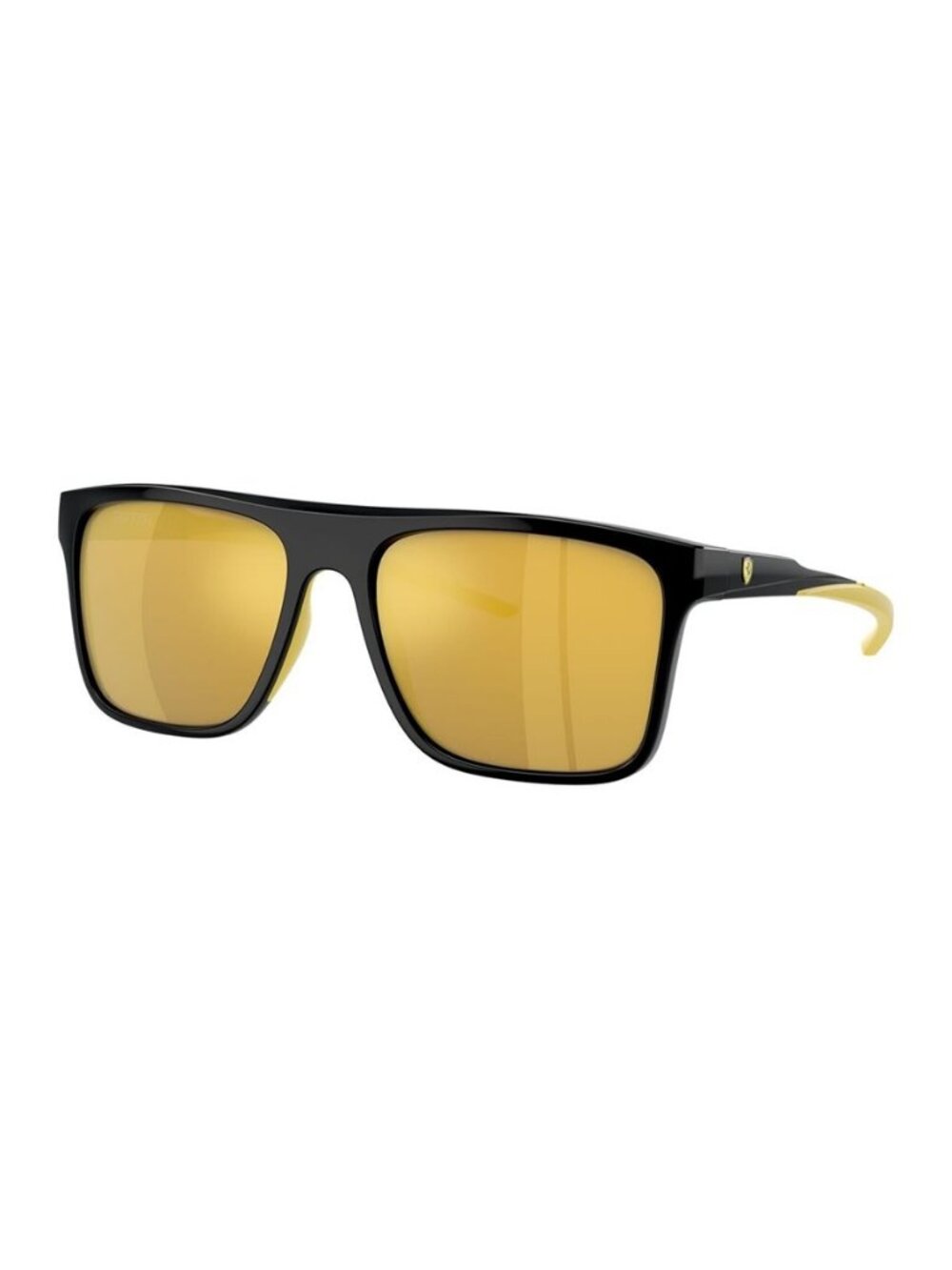 New Authentic Ferrari Scuderia Men's Black Square Acetate Sunglasses